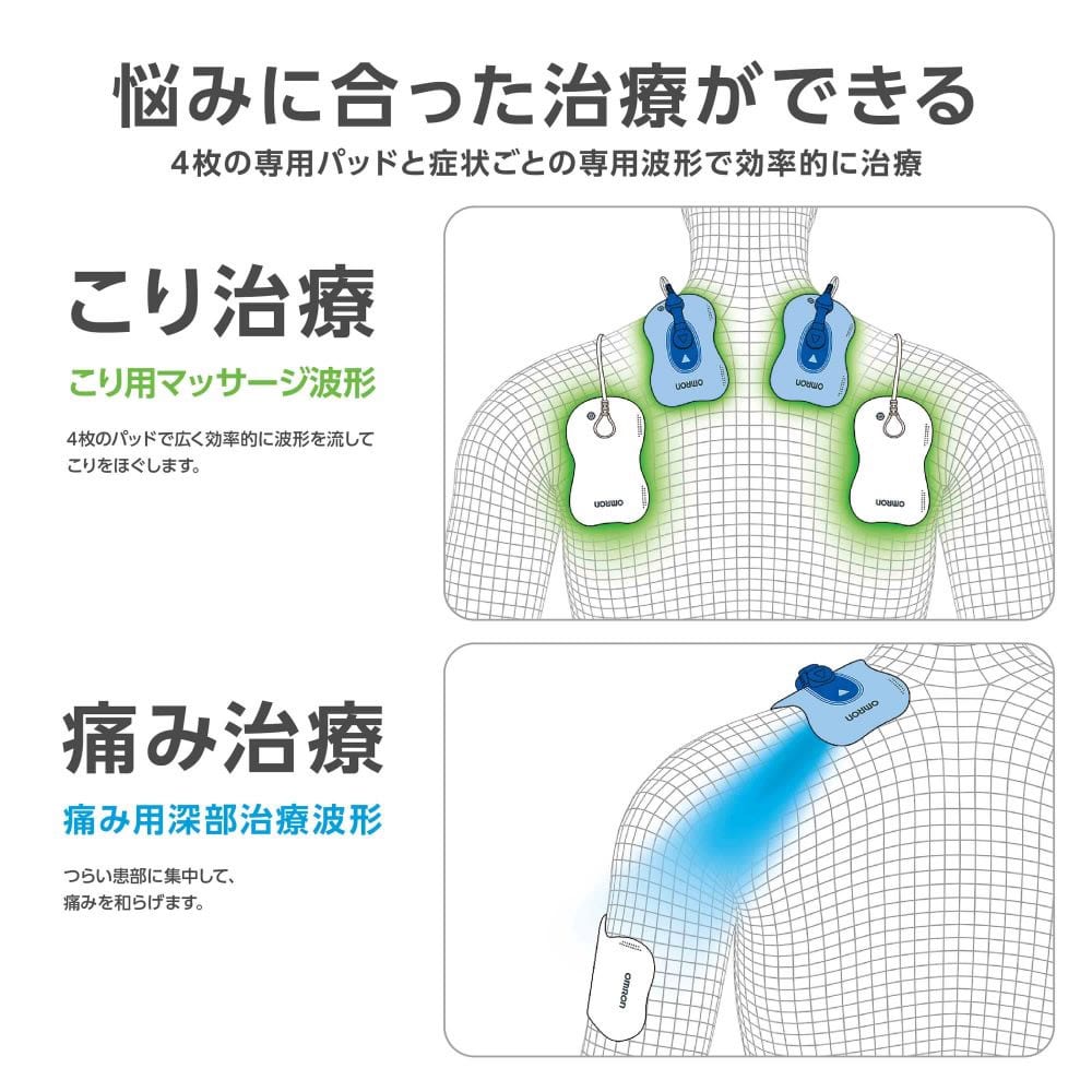 先着500名様にひざ掛けプレゼント】(交換用パッド1組2枚付き)オムロン