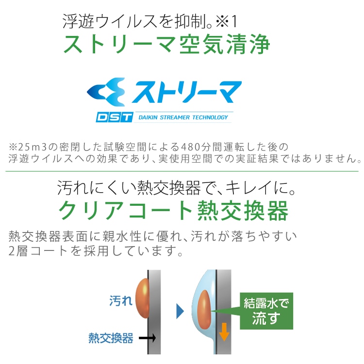 沖縄県・離島のみ別途送料】 ダイキン エアコン 6畳程度 S223ATES-W