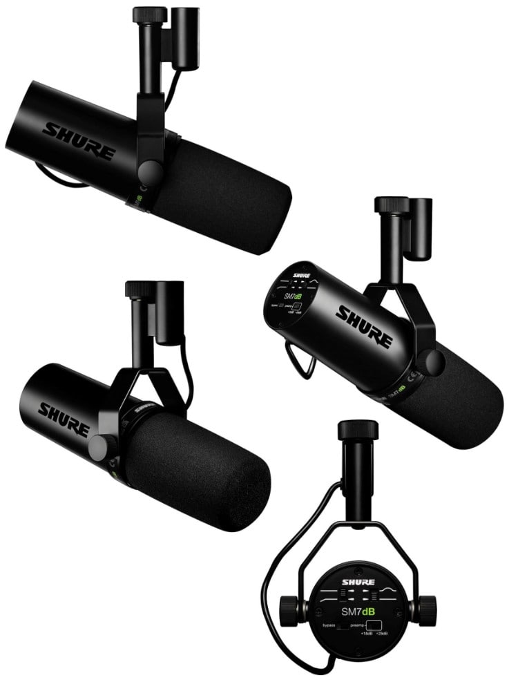 SHURE シュア SM7dB 国内正規品 ボーカルマイクロホン 4点セット: ホームショッピング｜JRE MALL