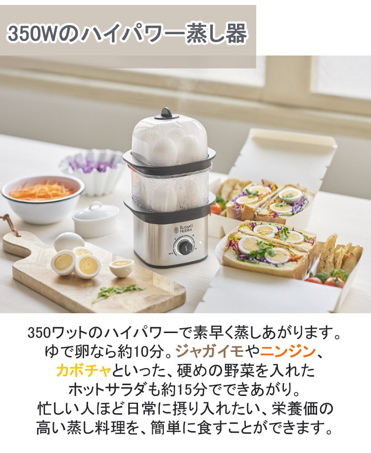 ラッセルホブス クイックミニスチーマー 3000JP Russell Hobbs 蒸し器