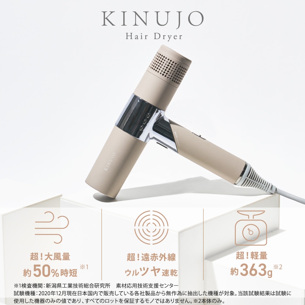 KINUJO KH201 KINUJO Hair Dryer ヘアドライヤー ホワイト