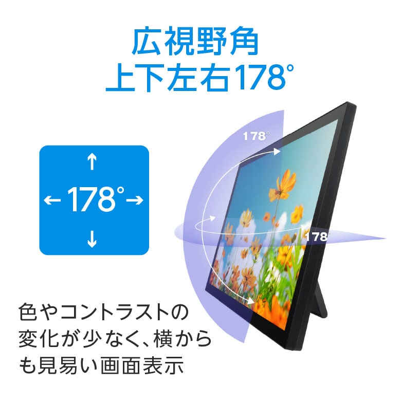 グリーンハウス 21.5型タッチパネルLED液晶ディスプレイ GH-LCT22D-BK