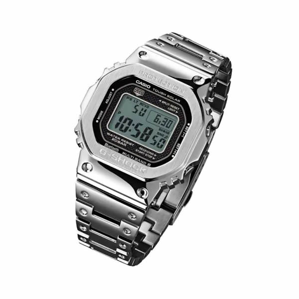 コレクションケースセット】カシオ CASIO 腕時計 GMW-B5000D-1JF Gショック G-SHOCK メンズ オールシルバー  Bluetooth搭載 ステンレスバンド 電波ソーラー デジタル（国内正規品）: ホームショッピング｜JRE MALL