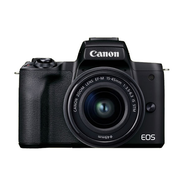 キヤノン(Canon) EOS KISS M2 BK ブラック レンズキット 15-45 ...