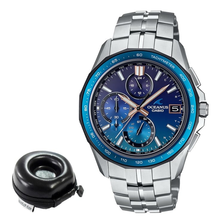丸型時計ケース付）カシオ CASIO 腕時計 OCW-S7000A-2AJF オシアナス ...