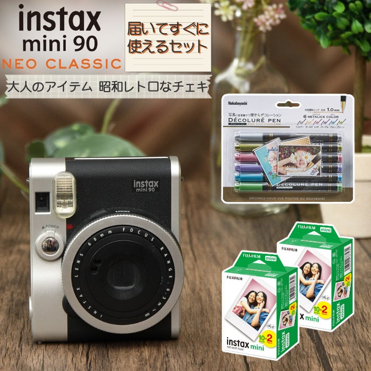 フィルム40枚・ペン付)富士フイルム インスタントカメラ チェキ instax