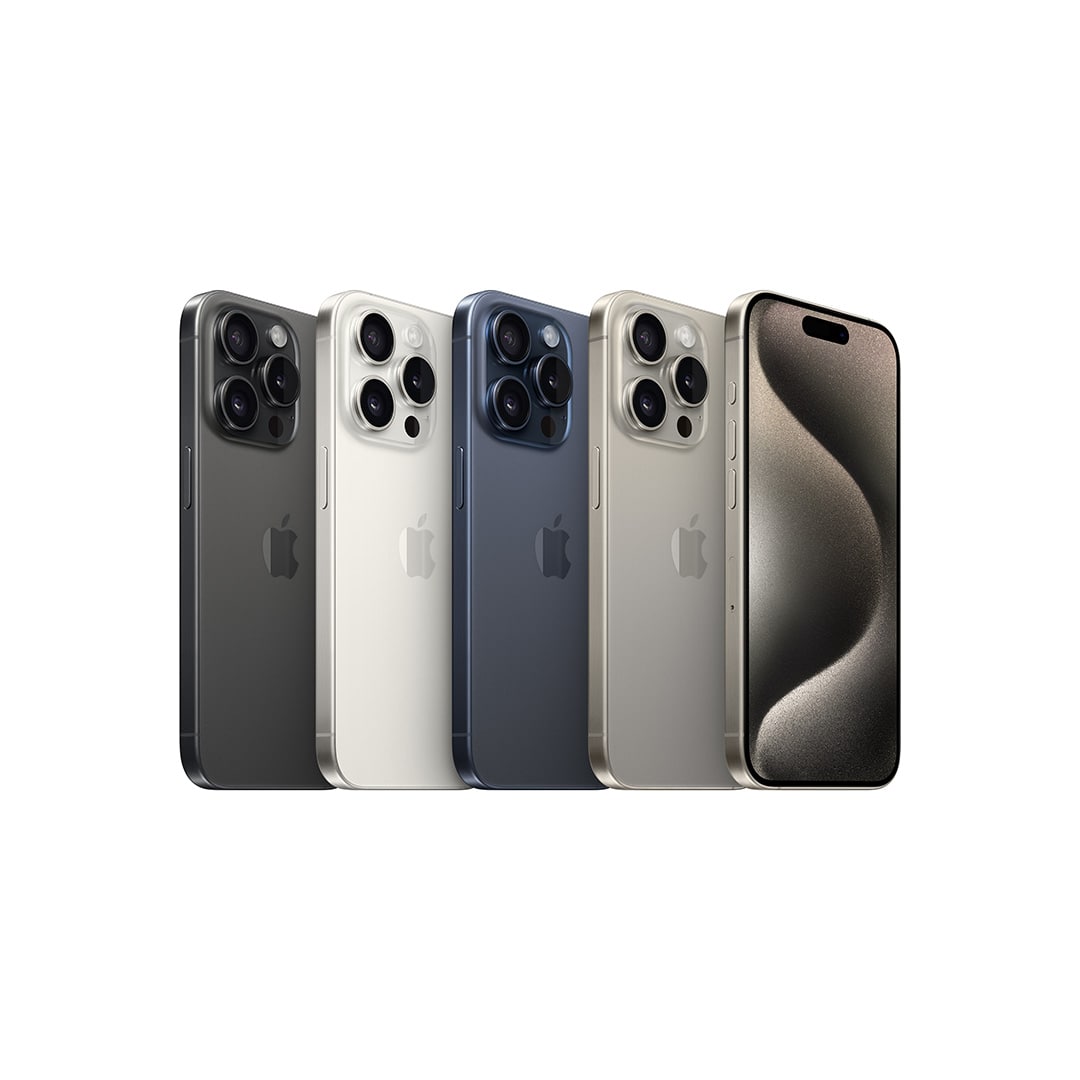 iPhone 15 Pro 1TB ホワイトチタニウム with AppleCare+: Apple 