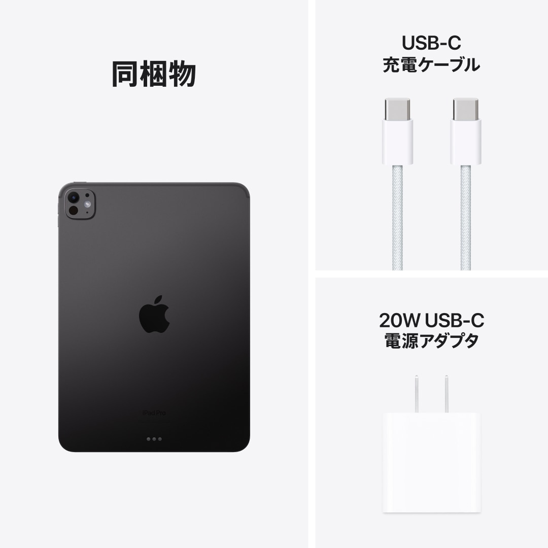 11インチiPad Pro Wi-Fiモデル 256GB（標準ガラス搭載）- スペースブラック: Apple Rewards Store JRE  MALL店｜JRE MALL