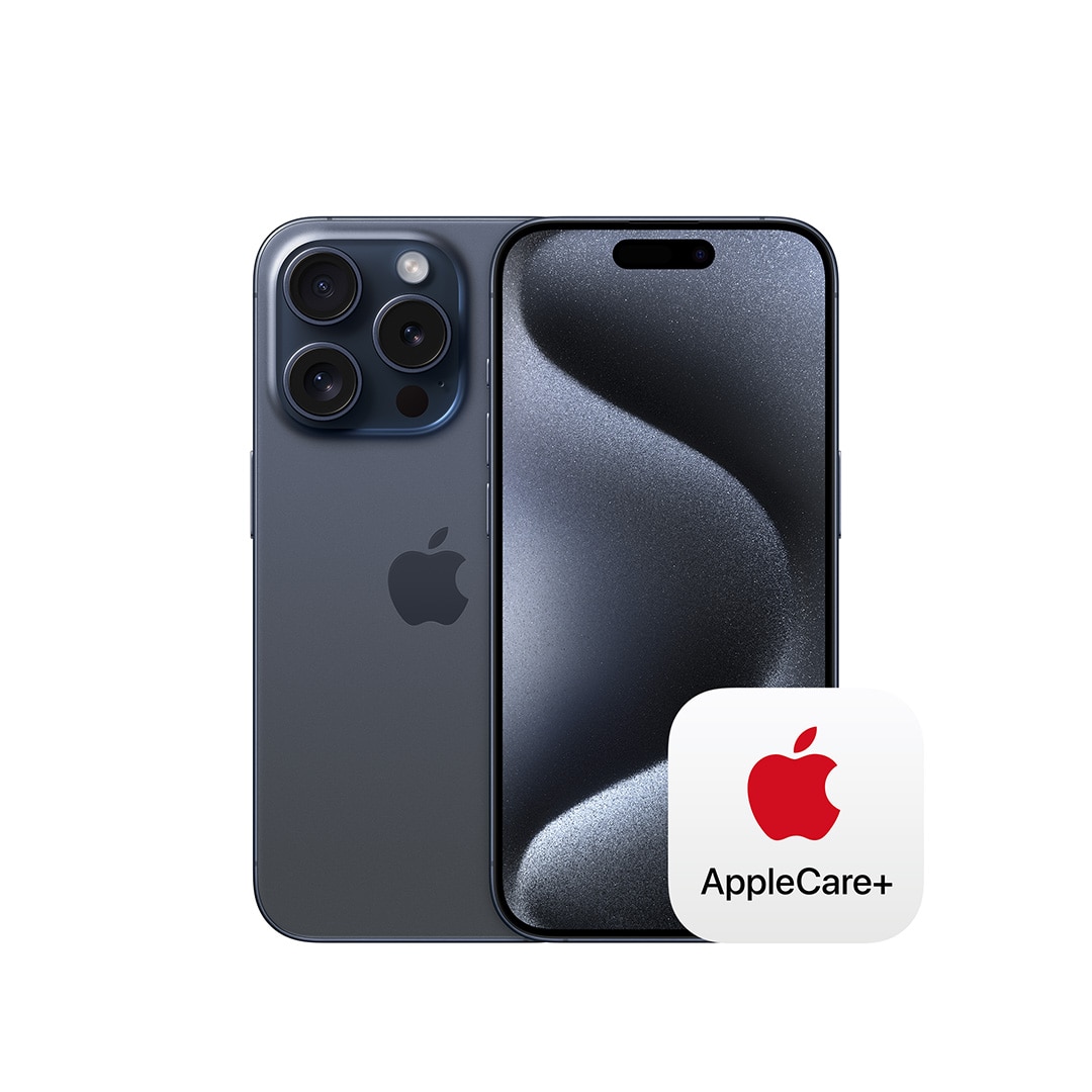 iPhone 15 Pro 128GB ブルーチタニウム with AppleCare+: Apple ...