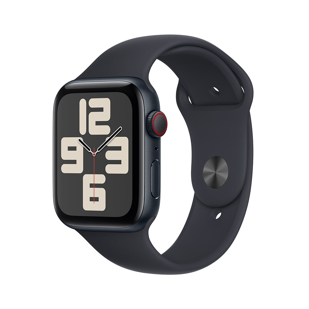 Apple Watch SE（GPS + Cellularモデル）- 44mmミッドナイトアルミニウムケースとミッドナイトスポーツバンド - M/L: Apple Rewards Store JRE MALL店通販 | JRE MALLショッピング | JRE POINTが貯まる・使える